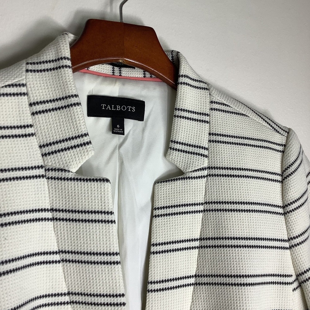 Talbots Aberdeen Striped  Blazer Career Professional NWOT Lined Jacket Size 6‎
